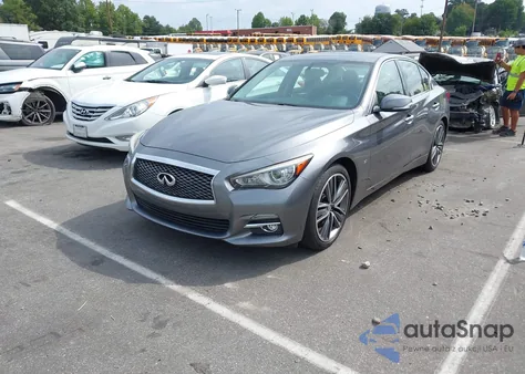 2015 Infiniti Q50 Premium from USA, damaged, VIN JN1BV7AP2FM331830